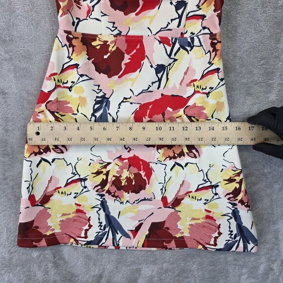 Abercrombie & Fitch Dress Womens Small Floral Sleeveless Halter Back Cutout - Picture 6 of 9